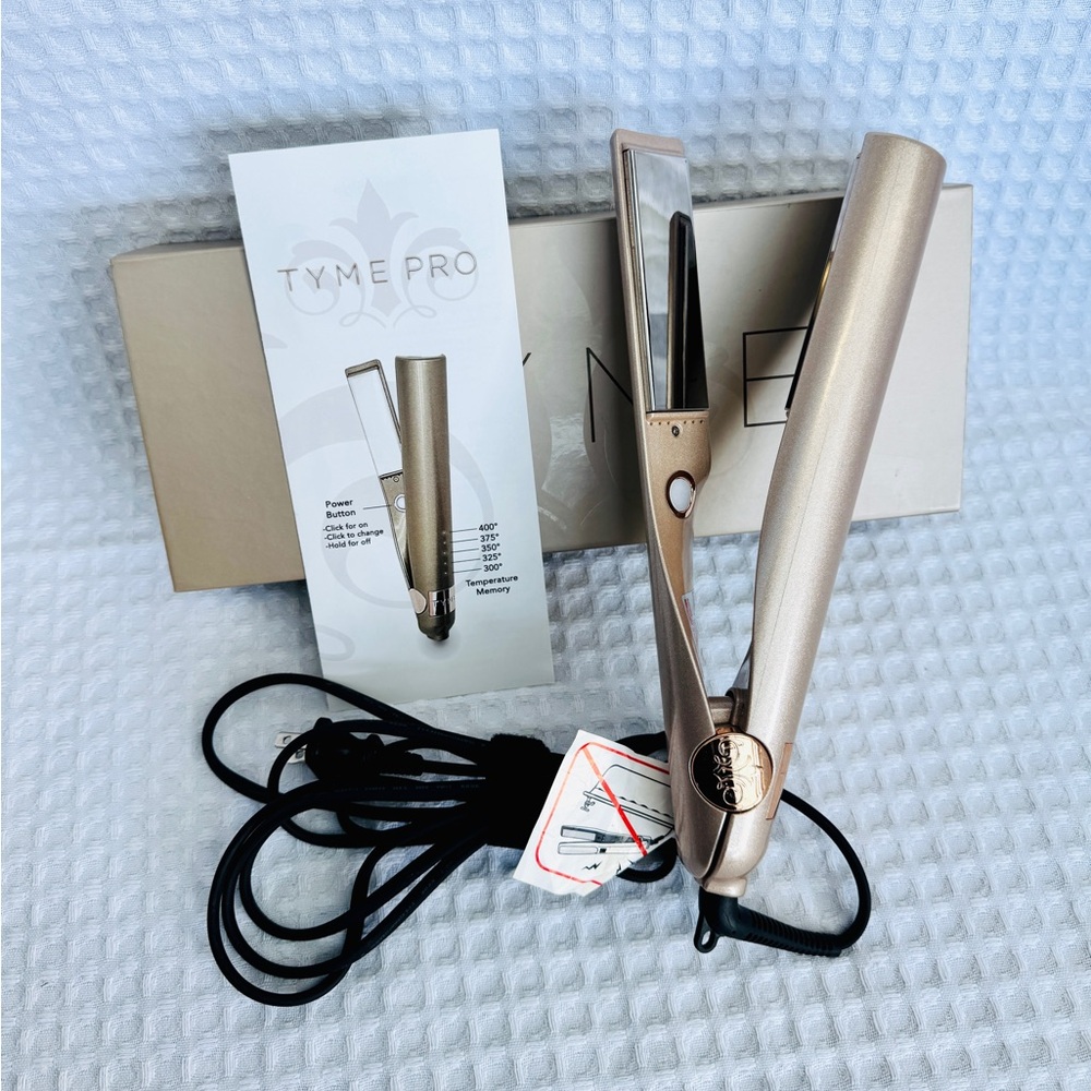 Tyme Iron Pro - Rose Gold | Curl+Straighten in One Tool